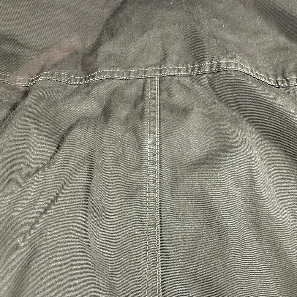 Talbots Women's Field Utility Jacket Olive Green Pockets 14W Fall Chore Canvas - Picture 7 of 16